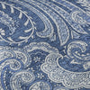 Piper Looms Mayfield Paisley AMF654 Navy Machine Washable Area Rug Swatch Image