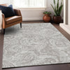 Piper Looms Mayfield Paisley AMF654 Taupe Machine Washable Area Rug Lifestyle Image Feature