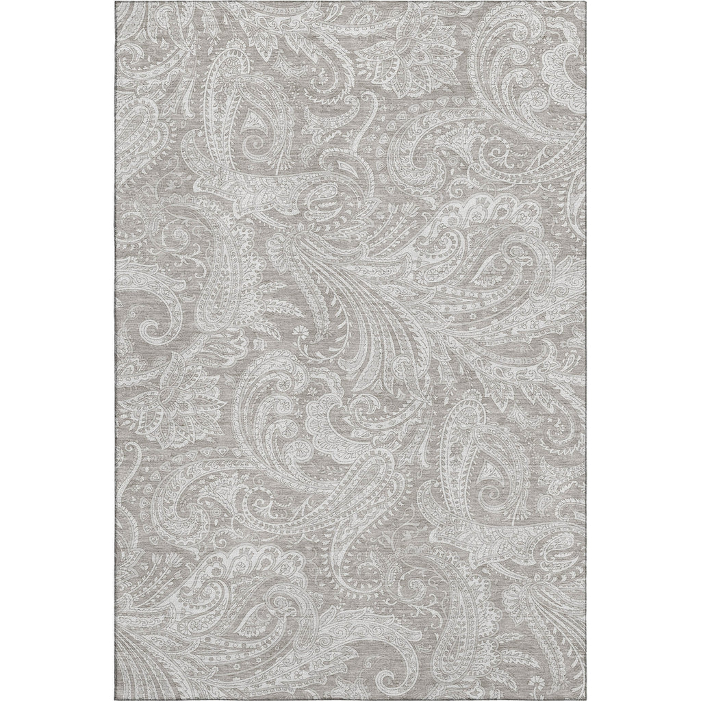 Piper Looms Mayfield Paisley AMF654 Taupe Machine Washable Area Rug main image