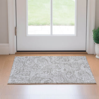 Piper Looms Mayfield Paisley AMF654 Taupe Machine Washable Area Rug Scatter Lifestyle Image Feature