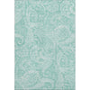 Piper Looms Mayfield Paisley AMF654 Teal Machine Washable Area Rug main image