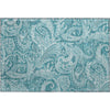 Piper Looms Mayfield Paisley AMF654 Turquoise Machine Washable Area Rug Scatter Main Image