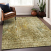 Piper Looms Mayfield Abstract AMF655 Brown Machine Washable Area Rug Lifestyle Image Feature