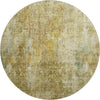 Piper Looms Mayfield Abstract AMF655 Brown Machine Washable Area Rug Round Main Image