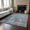 Piper Looms Mayfield Abstract AMF655 Gray Machine Washable Area Rug Lifestyle Image Feature