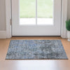 Piper Looms Mayfield Abstract AMF655 Gray Machine Washable Area Rug Scatter Lifestyle Image Feature