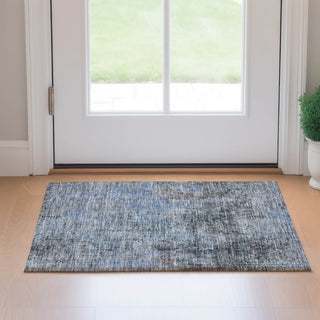 Piper Looms Mayfield Abstract AMF655 Gray Machine Washable Area Rug Scatter Lifestyle Image Feature
