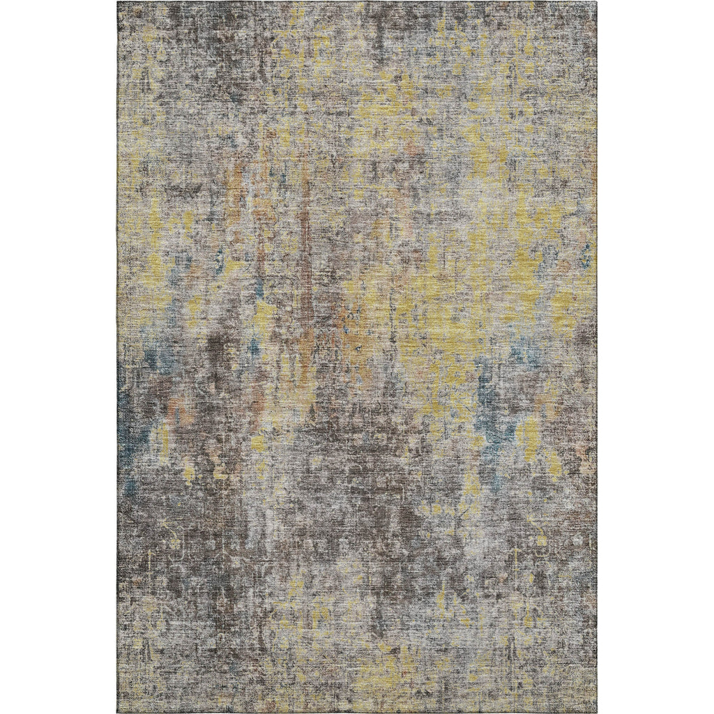 Piper Looms Mayfield Abstract AMF655 Mocha Machine Washable Area Rug main image