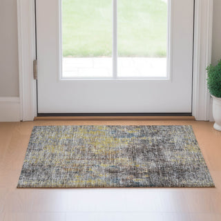 Piper Looms Mayfield Abstract AMF655 Mocha Machine Washable Area Rug Scatter Lifestyle Image Feature