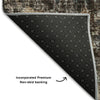 Piper Looms Mayfield Abstract AMF655 Taupe Machine Washable Area Rug Backing Image