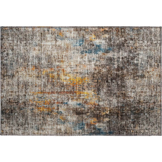 Piper Looms Mayfield Abstract AMF655 Taupe Machine Washable Area Rug Scatter Main Image