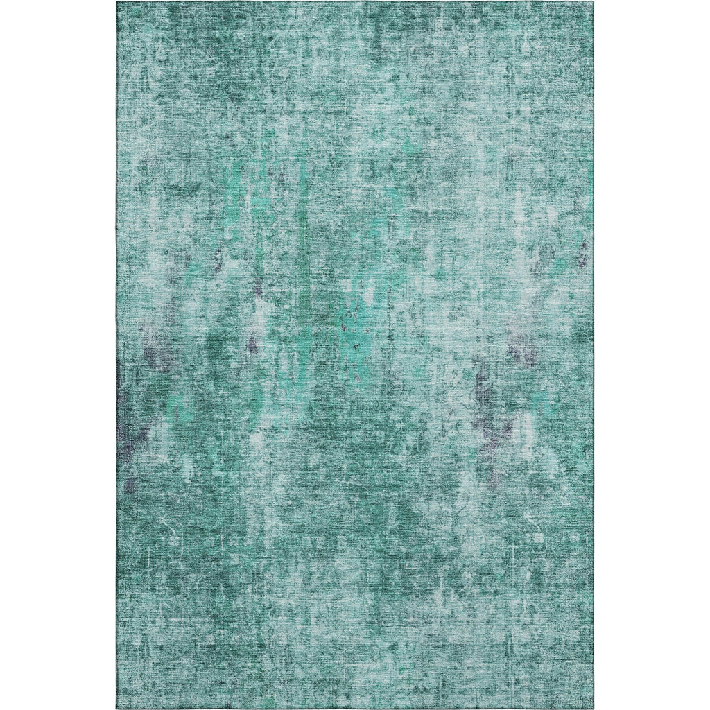Piper Looms Mayfield Abstract AMF655 Teal Machine Washable Area Rug main image