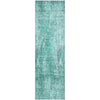Piper Looms Mayfield Abstract AMF655 Teal Machine Washable Area Rug Runner Main Image