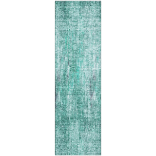 Piper Looms Mayfield Abstract AMF655 Teal Machine Washable Area Rug Runner Main Image