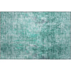 Piper Looms Mayfield Abstract AMF655 Teal Machine Washable Area Rug Scatter Main Image