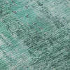 Piper Looms Mayfield Abstract AMF655 Teal Machine Washable Area Rug Swatch Image
