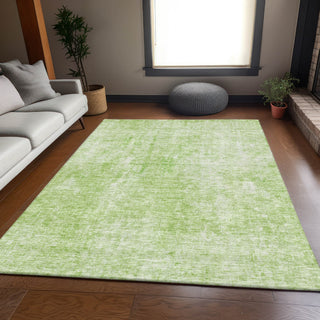 Piper Looms Mayfield Abstract AMF656 Aloe Machine Washable Area Rug Lifestyle Image Feature