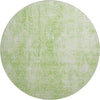 Piper Looms Mayfield Abstract AMF656 Aloe Machine Washable Area Rug Round Main Image