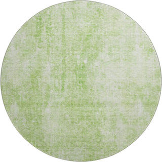 Piper Looms Mayfield Abstract AMF656 Aloe Machine Washable Area Rug Round Main Image