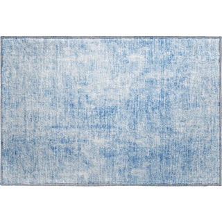 Piper Looms Mayfield Abstract AMF656 Blue Machine Washable Area Rug Scatter Main Image