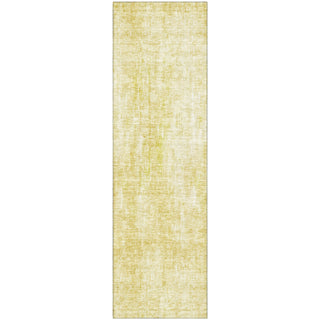 Piper Looms Mayfield Abstract AMF656 Gold Machine Washable Area Rug Runner Main Image