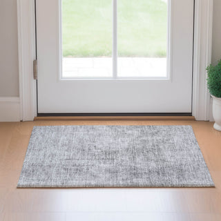 Piper Looms Mayfield Abstract AMF656 Gray Machine Washable Area Rug Scatter Lifestyle Image Feature