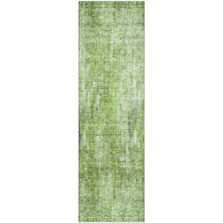 Piper Looms Mayfield Abstract AMF656 Olive Machine Washable Area Rug Runner Main Image