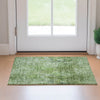 Piper Looms Mayfield Abstract AMF656 Olive Machine Washable Area Rug Scatter Lifestyle Image Feature