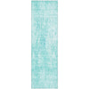 Piper Looms Mayfield Abstract AMF656 Teal Machine Washable Area Rug Runner Main Image