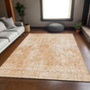 Piper Looms Mayfield Abstract AMF656 Terracotta Machine Washable Area Rug Lifestyle Image Feature