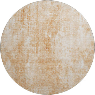 Piper Looms Mayfield Abstract AMF656 Terracotta Machine Washable Area Rug Round Main Image
