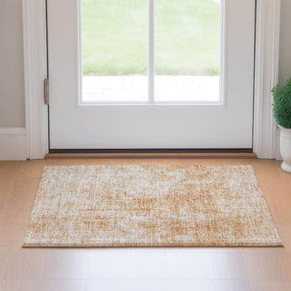 Piper Looms Mayfield Abstract AMF656 Terracotta Machine Washable Area Rug Scatter Lifestyle Image Feature