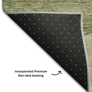 Piper Looms Mayfield Art Deco AMF657 Beige Machine Washable Area Rug Backing Image
