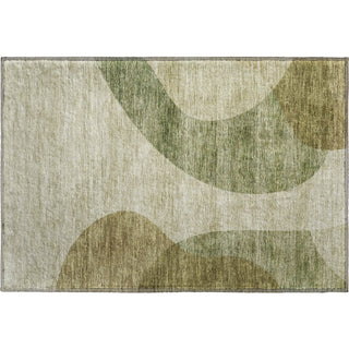 Piper Looms Mayfield Art Deco AMF657 Beige Machine Washable Area Rug Scatter Main Image