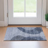 Piper Looms Mayfield Art Deco AMF657 Blue Machine Washable Area Rug Scatter Lifestyle Image Feature