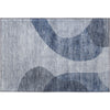 Piper Looms Mayfield Art Deco AMF657 Blue Machine Washable Area Rug Scatter Main Image