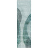 Piper Looms Mayfield Art Deco AMF657 Green Machine Washable Area Rug Runner Main Image