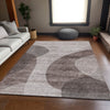 Piper Looms Mayfield Art Deco AMF657 Mocha Machine Washable Area Rug Lifestyle Image Feature