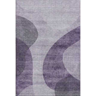 Piper Looms Mayfield Art Deco AMF657 Purple Machine Washable Area Rug main image