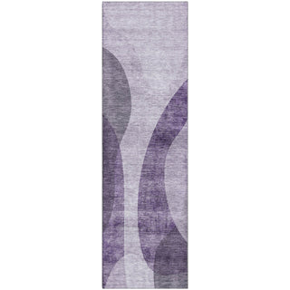 Piper Looms Mayfield Art Deco AMF657 Purple Machine Washable Area Rug Runner Main Image