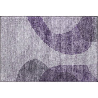 Piper Looms Mayfield Art Deco AMF657 Purple Machine Washable Area Rug Scatter Main Image