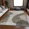 Piper Looms Mayfield Art Deco AMF657 Taupe Machine Washable Area Rug Lifestyle Image Feature