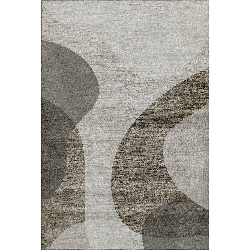 Piper Looms Mayfield Art Deco AMF657 Taupe Machine Washable Area Rug main image