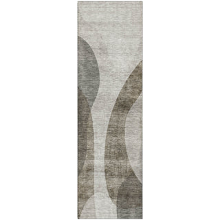 Piper Looms Mayfield Art Deco AMF657 Taupe Machine Washable Area Rug Runner Main Image