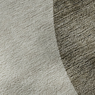 Piper Looms Mayfield Art Deco AMF657 Taupe Machine Washable Area Rug Swatch Image