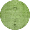 Piper Looms Mayfield Oriental AMF658 Aloe Machine Washable Area Rug Round Main Image