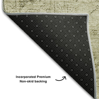 Piper Looms Mayfield Oriental AMF658 Beige Machine Washable Area Rug Backing Image