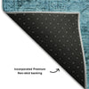 Piper Looms Mayfield Oriental AMF658 Blue Machine Washable Area Rug Backing Image