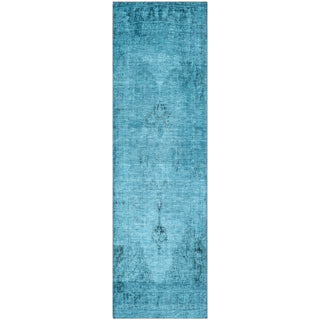 Piper Looms Mayfield Oriental AMF658 Blue Machine Washable Area Rug Runner Main Image