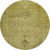 Piper Looms Mayfield Oriental AMF658 Gold Machine Washable Area Rug Round Main Image